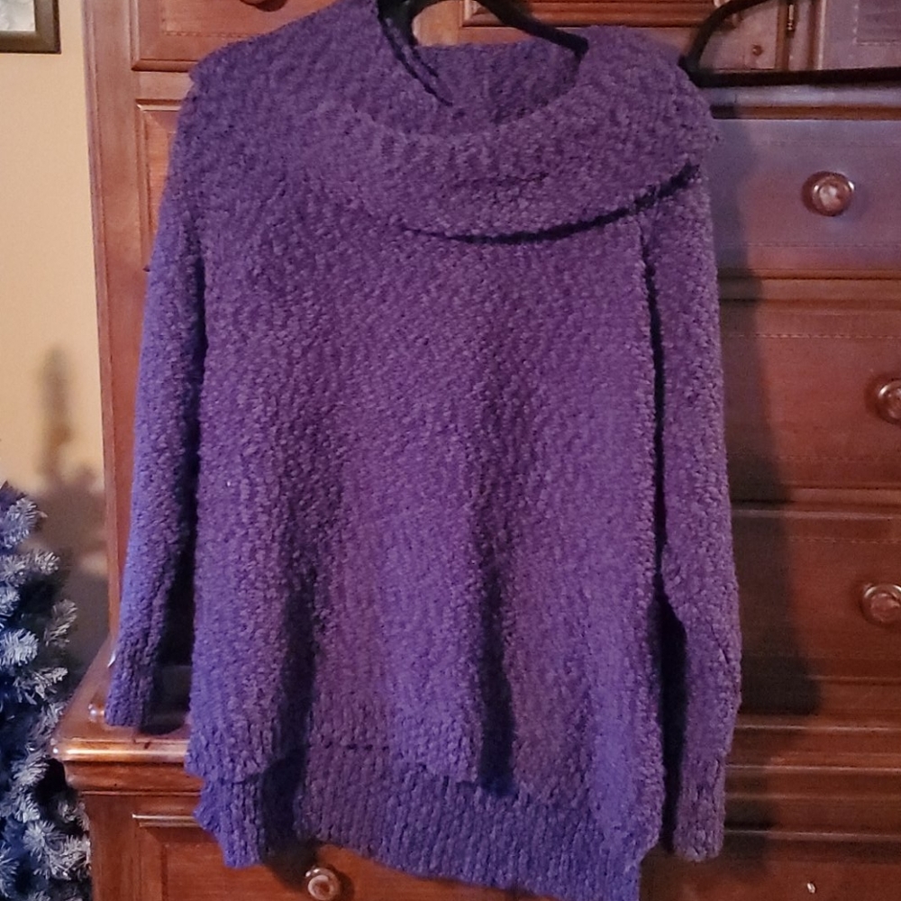 Liz Claiborne purple sweater.